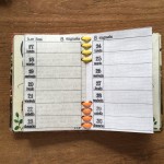 スケジュール帳の中